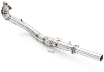 Tub shkarkimi downpipe SAAB 9-3 Mk2 2.0T B207, diametër 76mm, pa katalizator, inoks