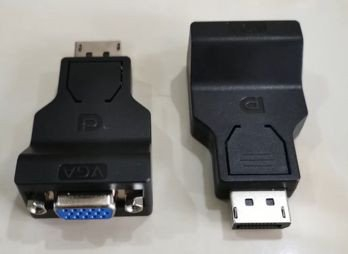 Përshtatës Microconnect DisplayPort mashkull, i zi