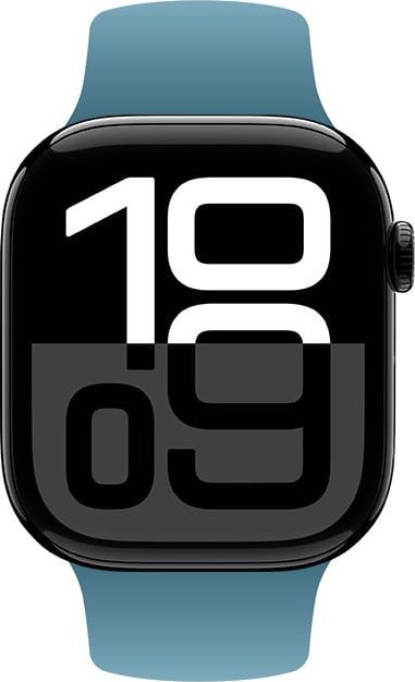 Rrip ore Crong Liquid për Apple Watch, 44/45/46/49 mm, silikon, marine