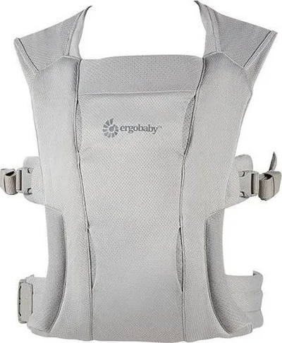 Mbajtëse bebe Ergobaby Embrace Soft Air Mesh, ergonomike, 3.2-11.3 kg, gri e butë