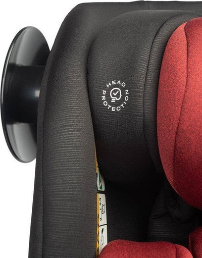 Sedilje makine Caretero Commo I-Size, 40-150cm, ISOFIX, burgundy me të zezë