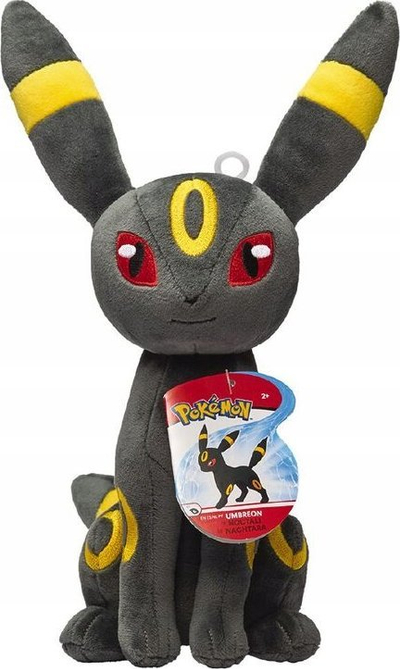 Lodër pelushi Pokemon Umbreon, 20 cm, origjinale, e zezë