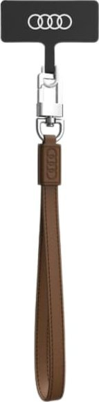 Rrip telefoni universal Audi, 28cm, lëkurë eko, kafe
