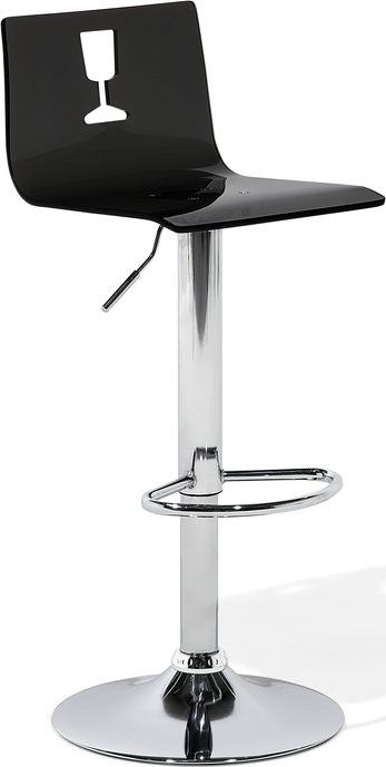 Set me karrige bar BUSAN Swivel, 2 copë, rrotulluese, të zeza