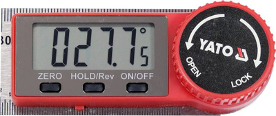 Goniometër elektronik YATO YT-71004, 300mm, 360°, metal