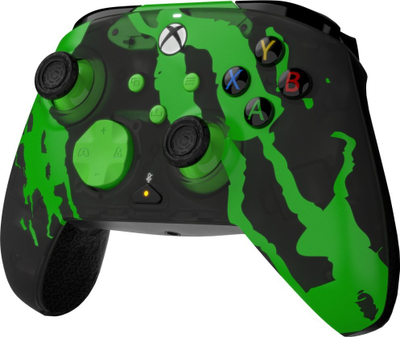 Kontroller PDP XS Rematch, me kabllo, i zi / i gjelbër