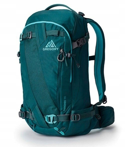 Çantë shpine malore Gregory Targhee 30 S/M, 30L, për goca, jeshile smerald