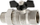 Valvul sferike Hydroland ZKW-25-WS-M-H-TYTAN, 1", bronz, titani