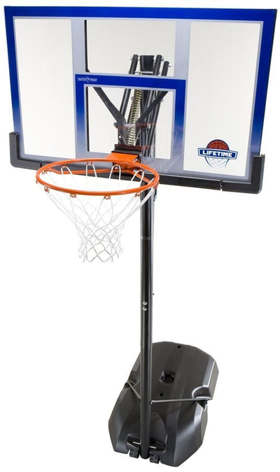 Stativ basketbolli Lifetime New York 90000, tabelë 48", i rregullueshëm, portativ