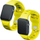 Rrip ore 3mk Silicone Watch Strap për Apple Watch, silikon, 42 44 45mm, i verdhë