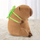 Lodër pelushi Gotel Capybara With Turtle Backpack, 40cm, shumëngjyrëshe