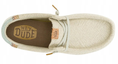 Këpucë për meshkuj Hey Dude Wally Jute M 43085-1UH, tekstil, taban gome, bezhë