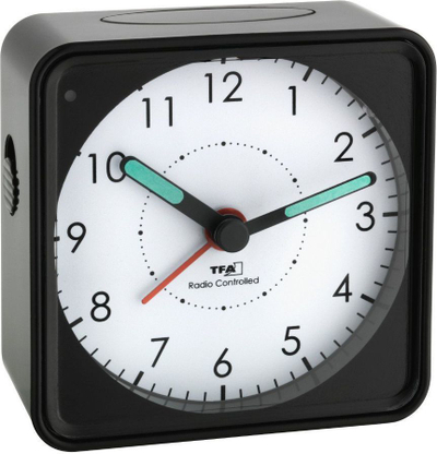 Orë me alarm TFA 60.1510.01, e zezë