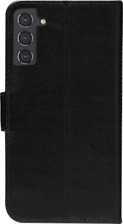 Këllëf portofol Dbramante1928 Copenhagen Slim për Galaxy S22, lëkurë natyrale, RFID, i zi