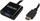 Adapter HDMI në VGA EVOLVEO, Full HD, kabllo najloni, i zi