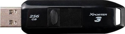 USB flash Patriot Xporter 3, 256GB, USB 3.2 Type A, e zezë