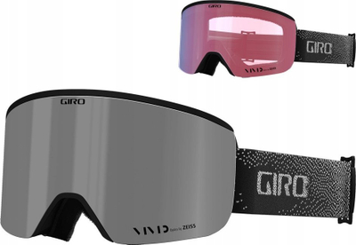 Syze bore Giro Axis me lente VIVID ZEISS, sistem magnetik, ngjyrë e zezë