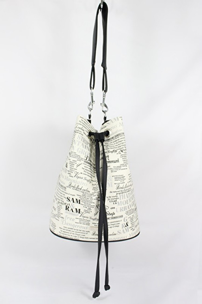 Çantë krahu Dara Bags Margot, nr.45, me mbishkrime