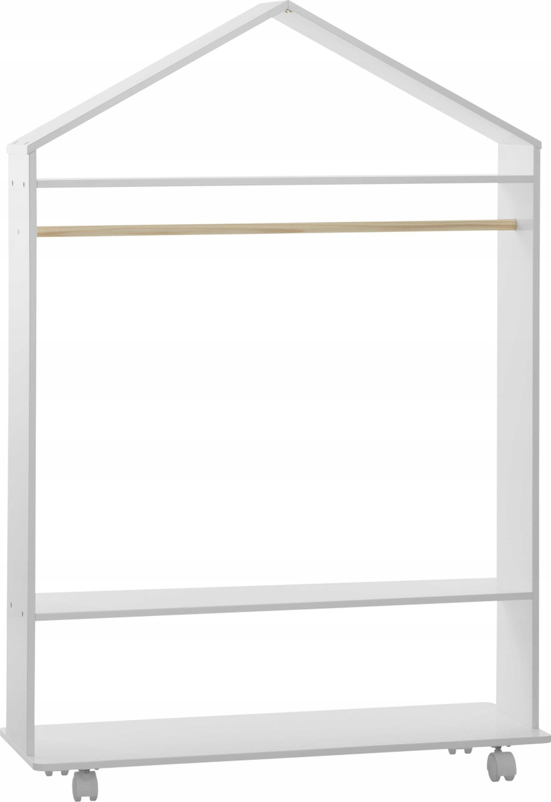 Dollap fëmijësh Atmosphera Wardrobe on Casters, 120cm, me rrota, druri