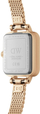 Orë për femra Daniel Wellington Micro Quadro Mini Melrose, e artë