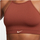 Reçipeta sportive Nike, bustier pa tela, rripa të kryqëzuar, e kuqe