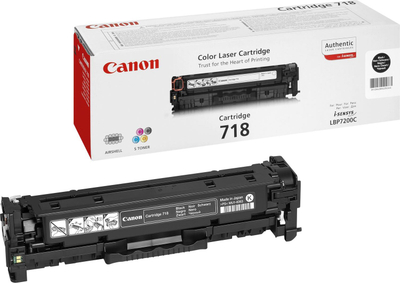 Toner printeri Canon CRG-718, origjinal, i zi