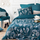 Set mbulesash krevati Atmosphera Peacock, pambuk 100%, krevat dopio, blu