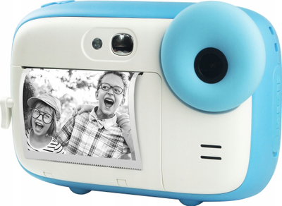 Фотоапарат за деца AgfaPhoto Reali Kids Instant Cam, екран 3.5\", леќа за селфи, сина