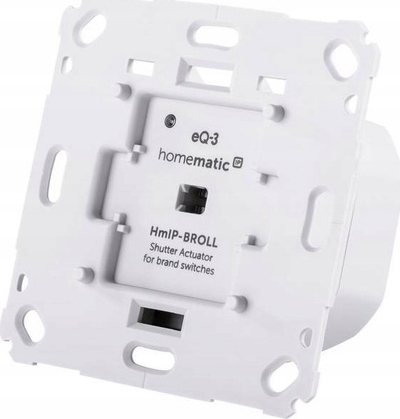 Modul ndërprerësi Smart Home Homematic IP, 2-gang, i bardhë