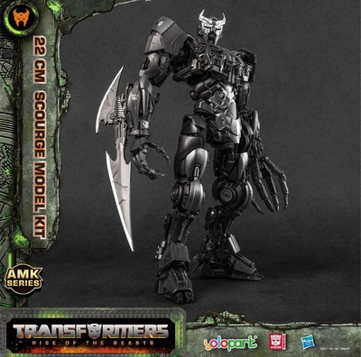 Figurë model Transformers Yolopark Rise of the Beasts Scourge, 22cm, për montim, shumëngjyrëshe