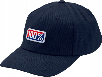 Kapele 100% Select dad hat, poliester cool dry, me strehë, blu navy