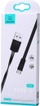 Kabllo USB USAMS, USB-A - USB-C, 1.2 m, e zezë