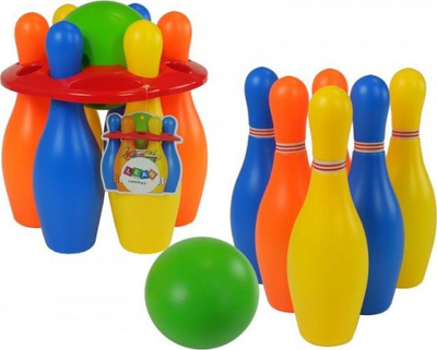 Set bowling Leantoys Bowling Game, 6 pjesë, shumëngjyrësh