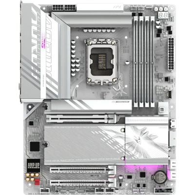 Pllakë amë GIGABYTE Z890 AORUS ELITE WIFI7 ICE, DDR5, WiFi 7, e bardhë