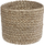 Set shporta dekorative H&amp;S Decoration, 3 copë, jute natyrale, të bardha