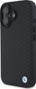 Mbulesë BMW BMHMP16S23RDDK për iPhone 16 6.1", hardcase lëkurë, MagSafe, e zezë
