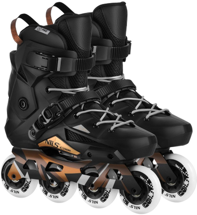 Rrula inline NILS Extreme NA1601 SLAYD, rrota 80mm 85A, ABEC 9, nr. 41, të zeza