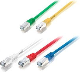Kabllo rrjeti Equip Patchcord, S/FTP, Cat 6A, PIMF, 5m, e bardhë 