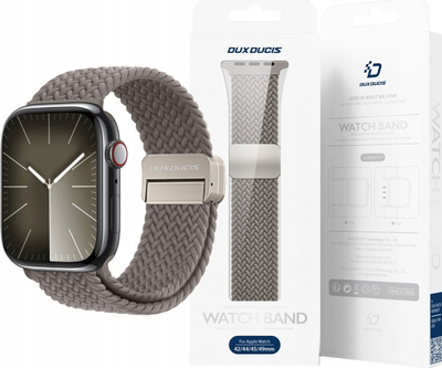 Ремче за часовник Dux Ducis Mixture Pro, Apple Watch 42 44 45 49 mm, најлон, сиво