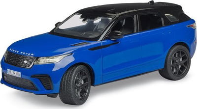 Maket lodër Bruder Range Rover Velar 02880, me dyer që hapen, me grep për rimorkio, gri