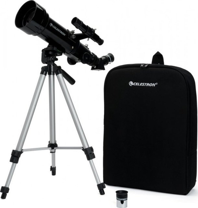 Телескоп Celestron Travel Scope 70, пречник 70mm, алуминиумски статив, црн