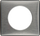 Kornizë dekorative Legrand Céliane 068971, metal, 1 modul, tungsten