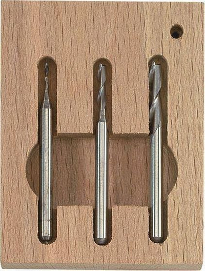 Set frezash Proxxon Milling Cutters, 3 copa, tungsten i fortë