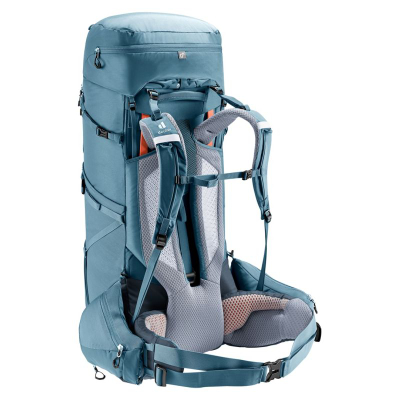 Çantë shpine trekking Deuter Aircontact Core 60+10L, sistem Aircontact, uniseks, jeshile