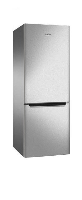 Frigorifer me ngrirës Amica FK244.4X, inox, No Frost, i argjendtë