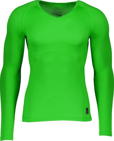 Bluza stërvitje Nike Hyper Top M 927209 329, Dri FIT, mëngë të gjata, e gjelbër