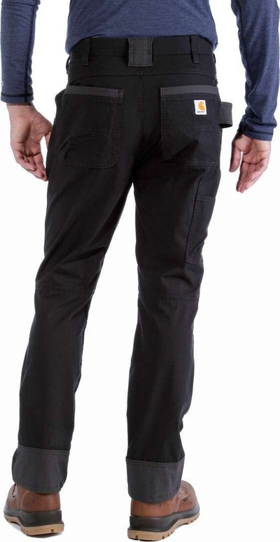 Pantallona pune Carhartt Full Swing Steel Double Front, W32 L32, të zeza