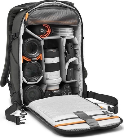 Çantë shpine fotografike Lowepro Flipside BP 300 AW III, për aparat fotografik dhe laptop, gri e errët