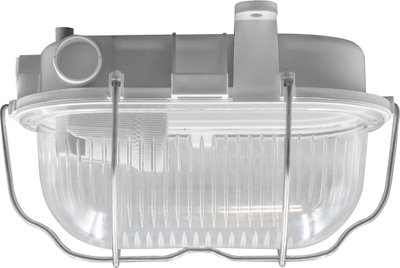 Llambë murale Orno Channel Oval, 40W, E27 IP44, gri