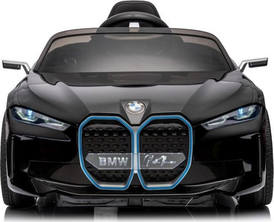 Makina elektrike për kalamoj Lean Toys BMW i4, 4x4, rrota EVA, e zezë